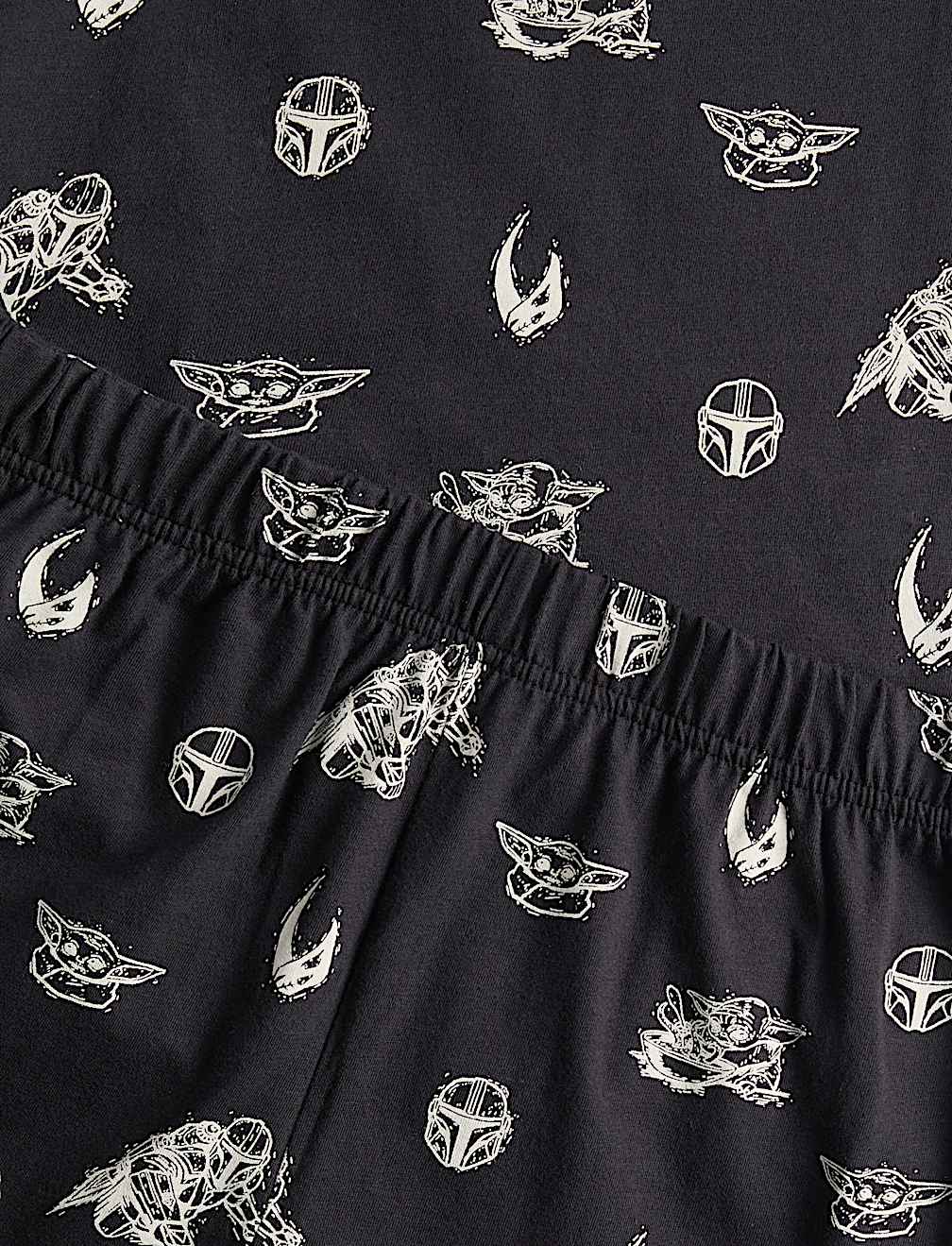 Pure Cotton Disney Mandalorian&trade; Short Pyjamas (6-16 Yrs)