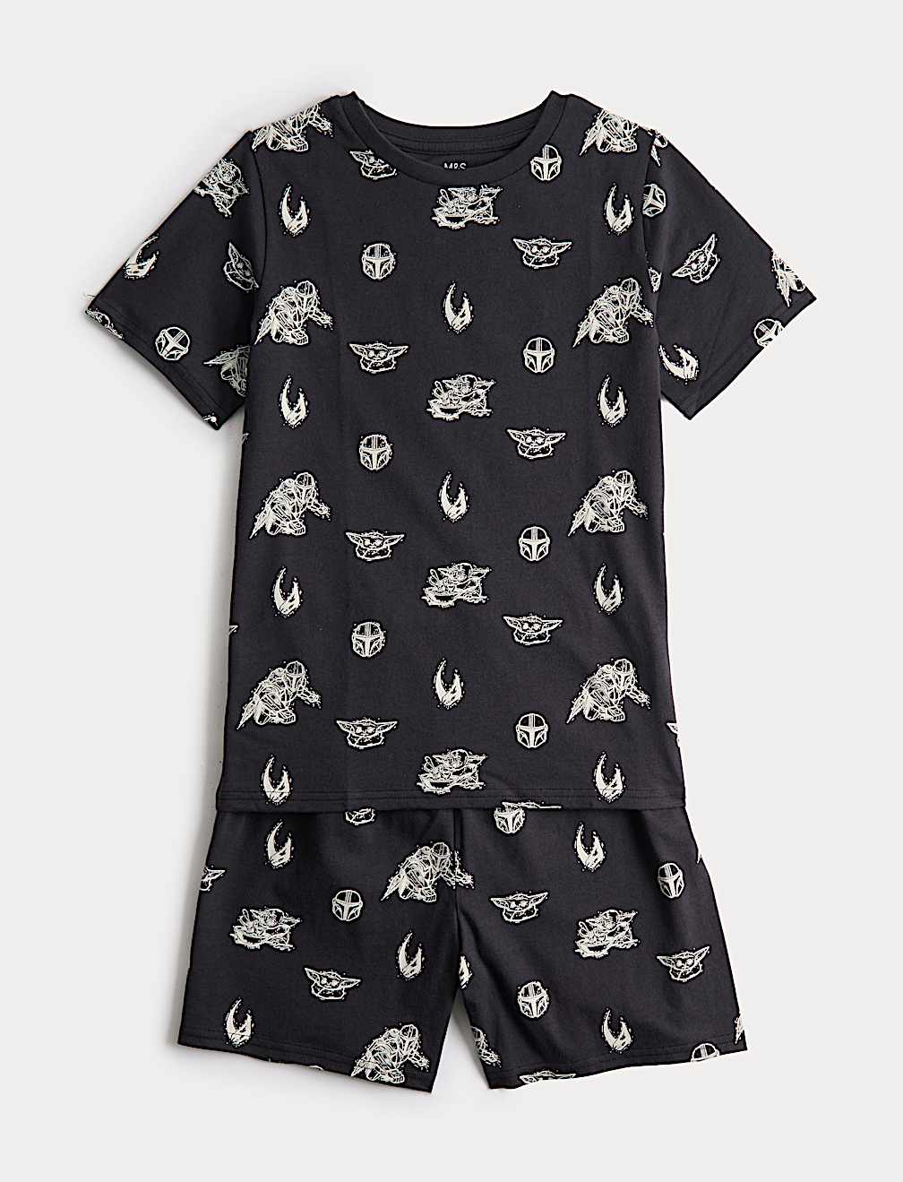 Pure Cotton Disney Mandalorian&trade; Short Pyjamas (6-16 Yrs)