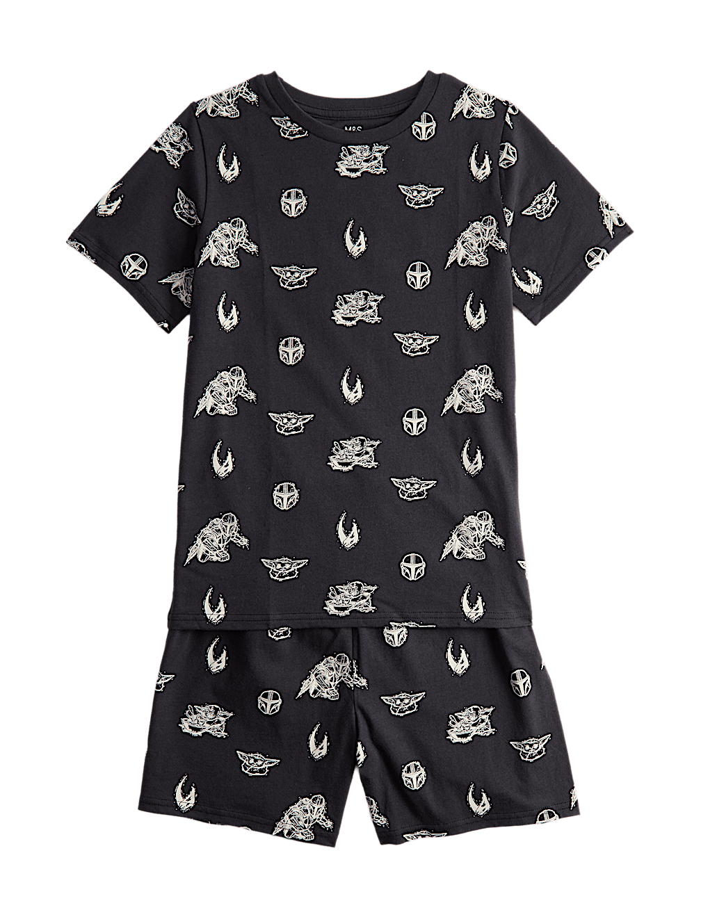 Pure Cotton Disney Mandalorian&trade; Short Pyjamas (6-16 Yrs)