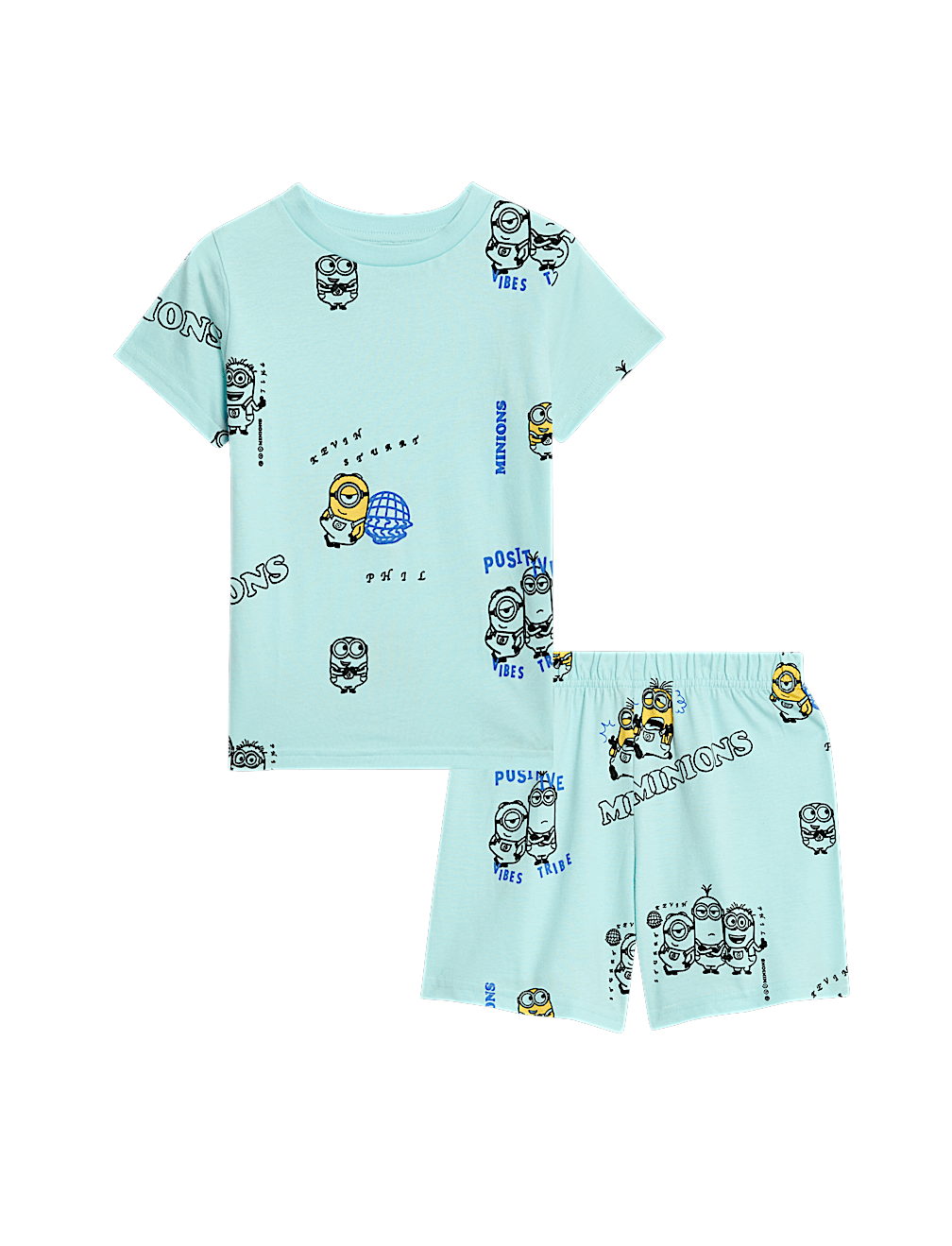 Pure Cotton Minions™ Short Pyjamas (3-16 Yrs)