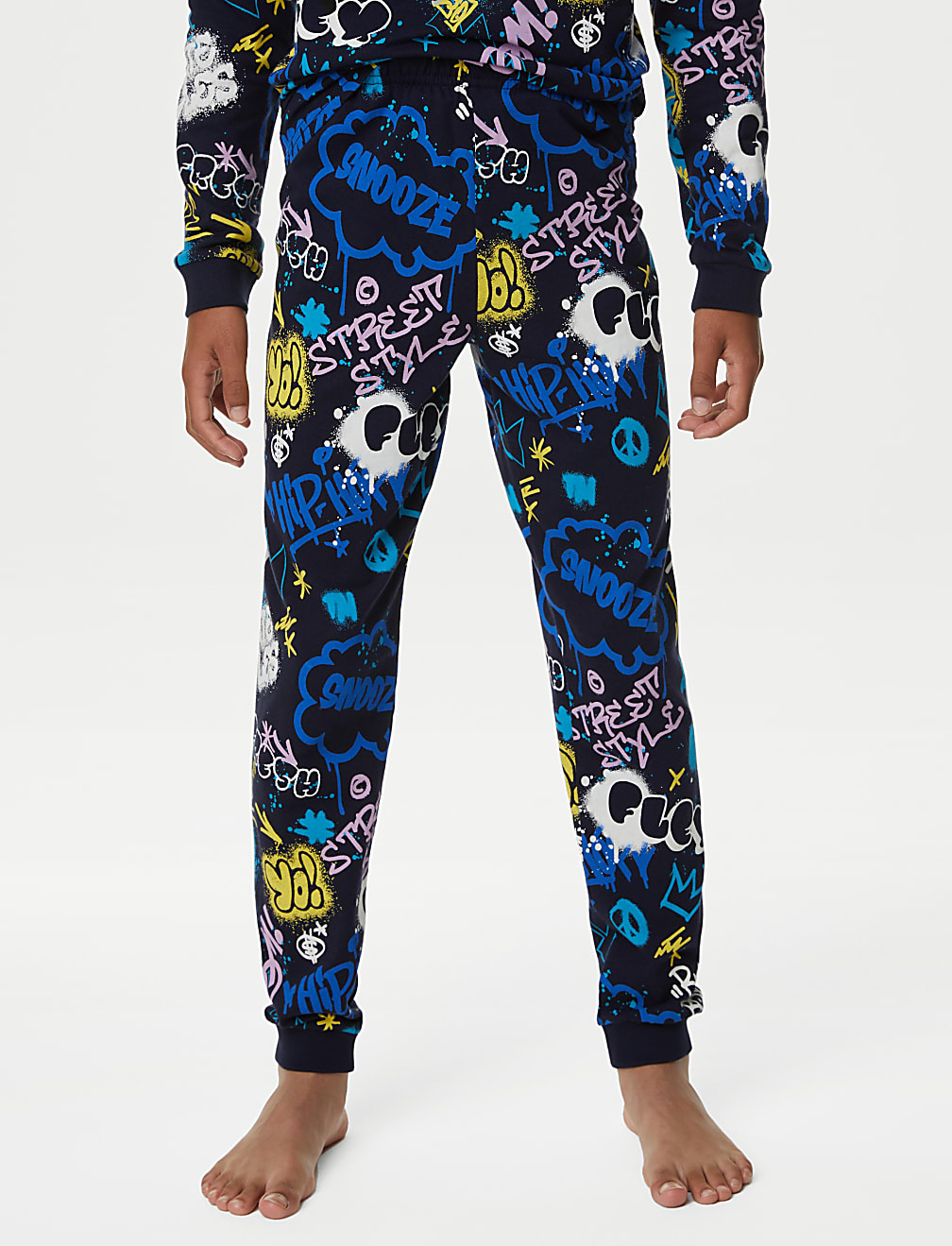 Cotton Rich Graffiti Slogan Pyjamas (7-14 Yrs)