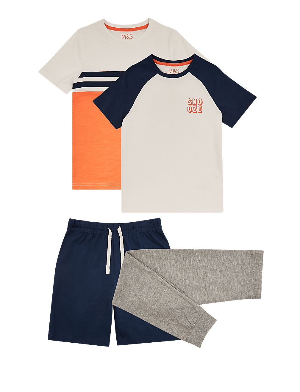 2 Pack Short and Long Leg Pyjama Sets (6-16 Yrs)