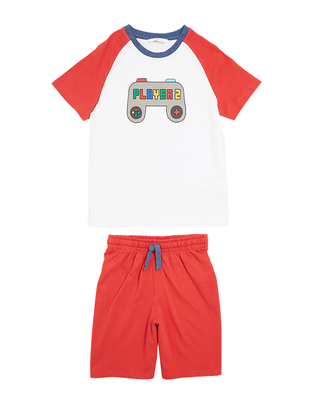 Pure Cotton Gamer Print Short Pyjama Set