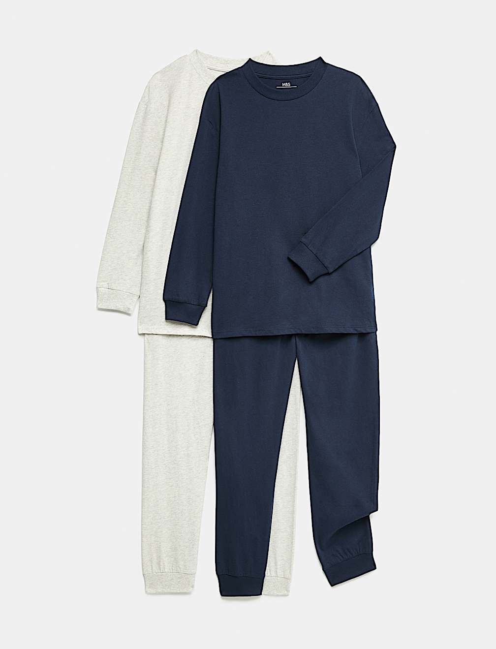 2 Pack Pure Cotton Lounge Pyjama Sets (6-16 Yrs)