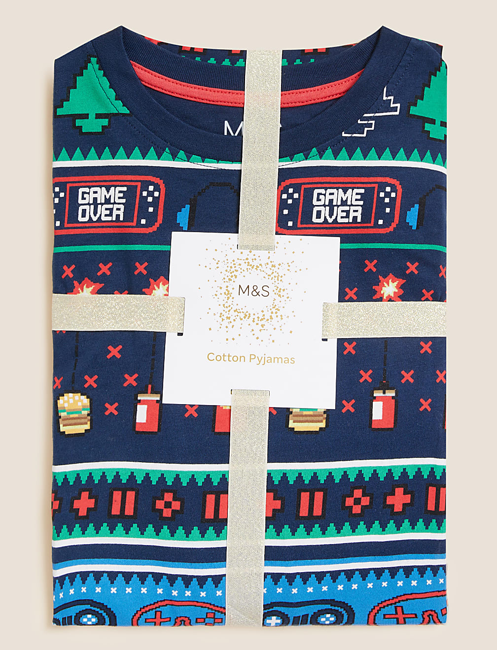 Pure Cotton Fair Isle Gamer Pyjamas