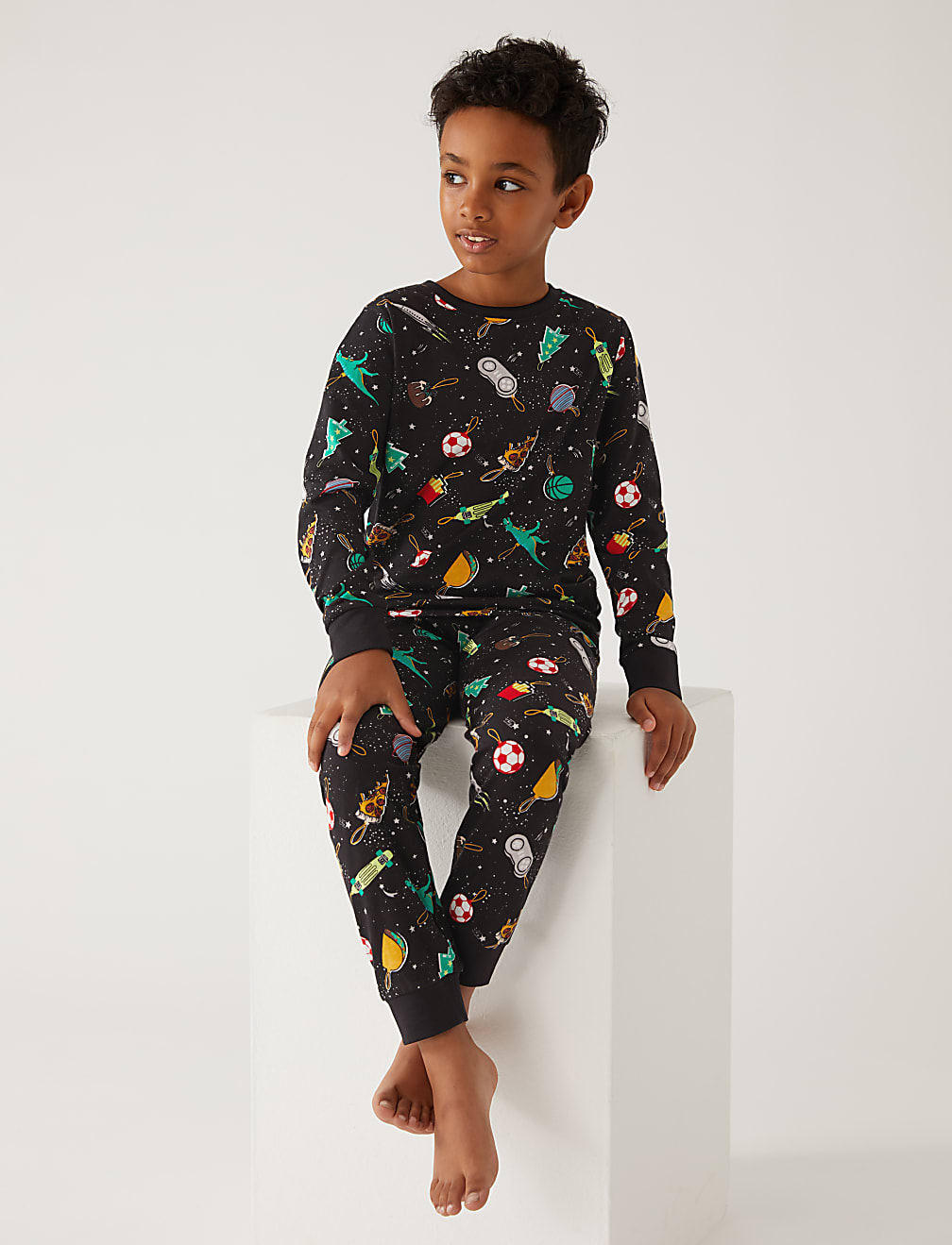 Pure Cotton Bauble Pyjamas
