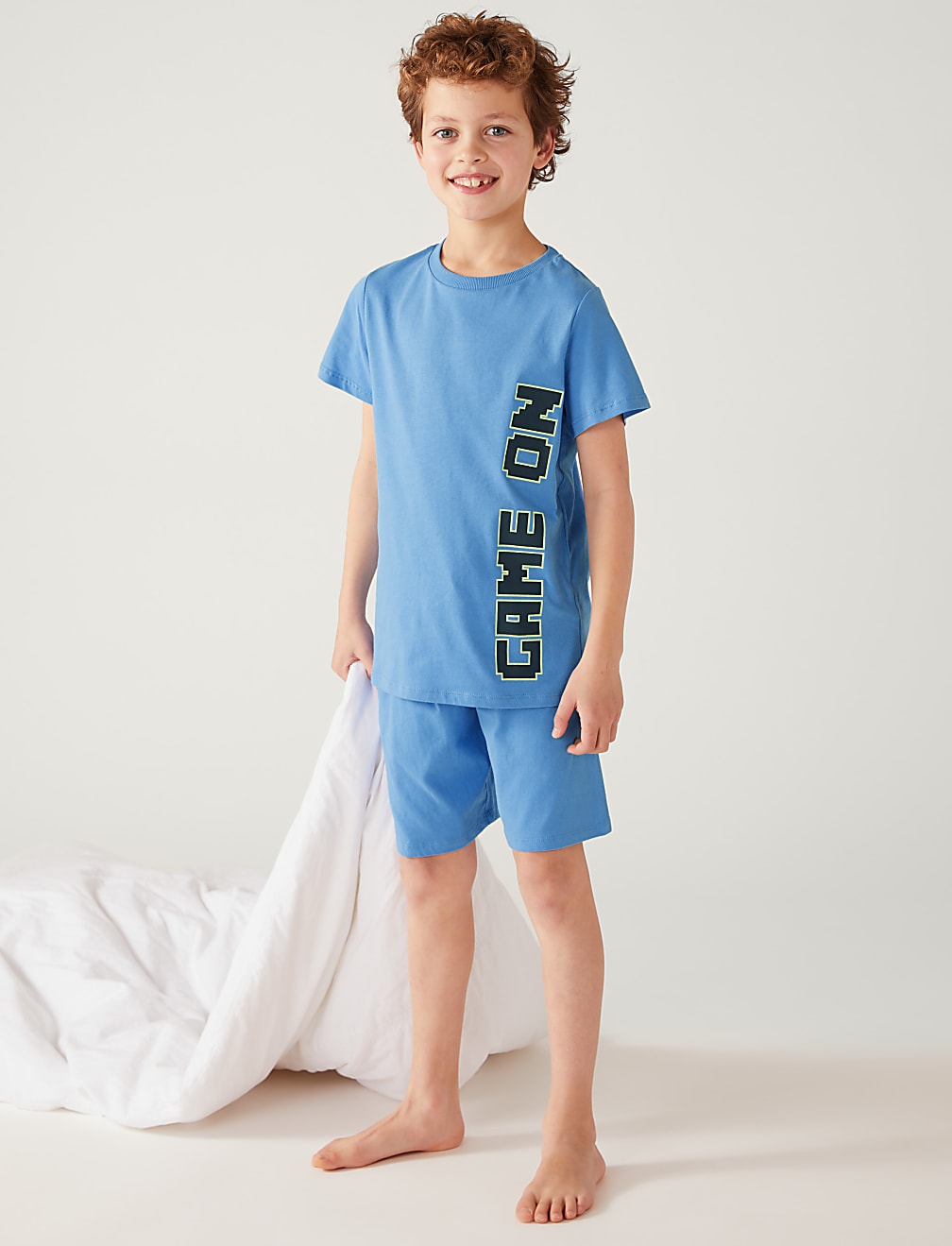 3pk Pure Cotton Camo Short Pyjama Sets