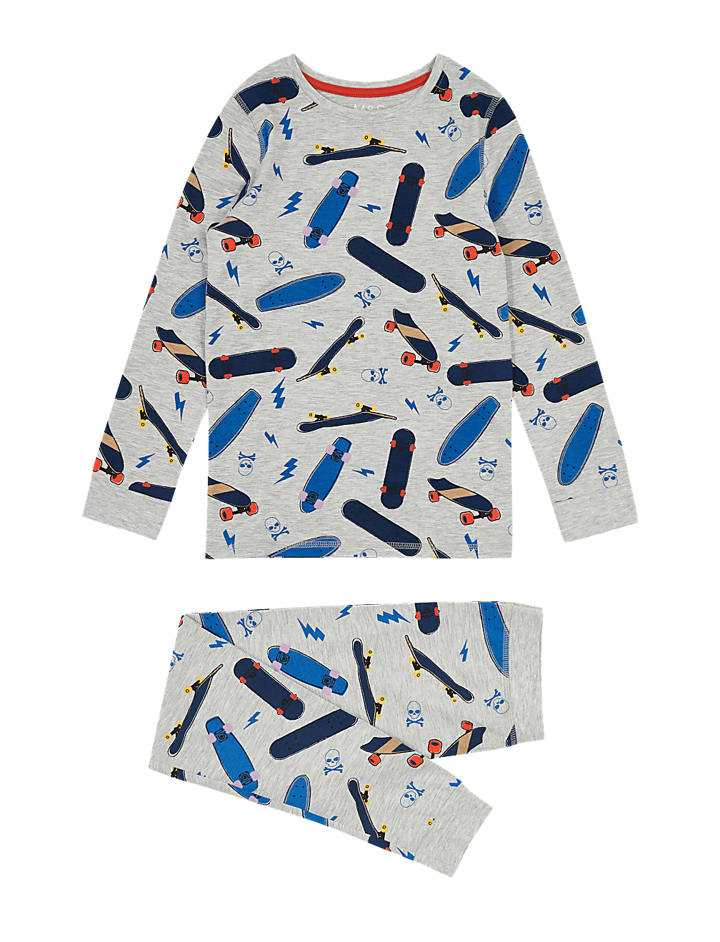 Cotton Rich Skateboard Print Pyjama Set (7-16 Yrs)