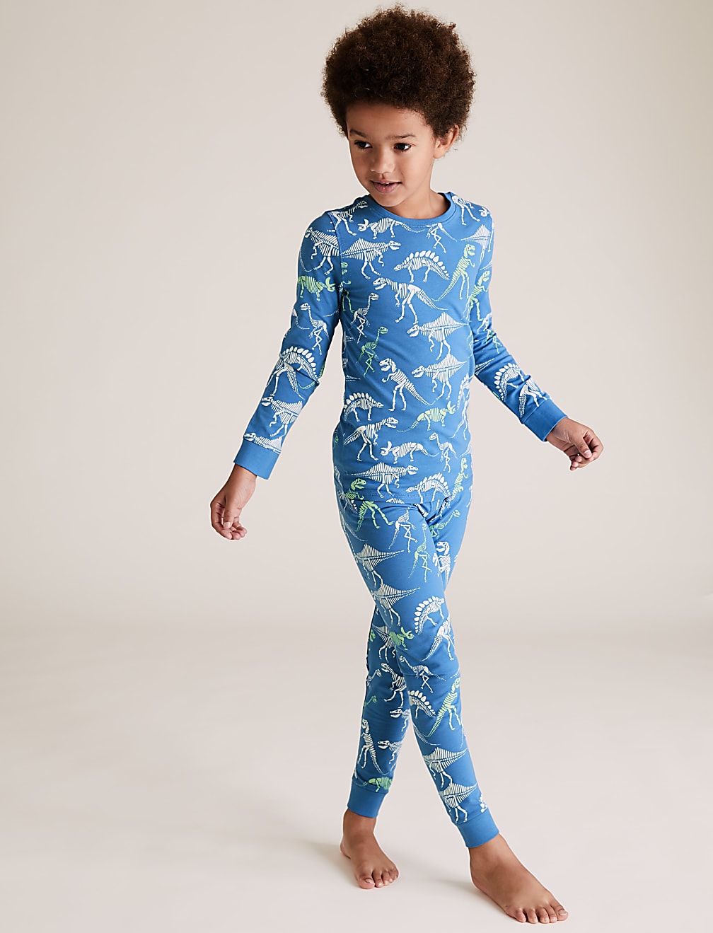 Cotton Dinosaur Pyjama Set (7- 16 Years)
