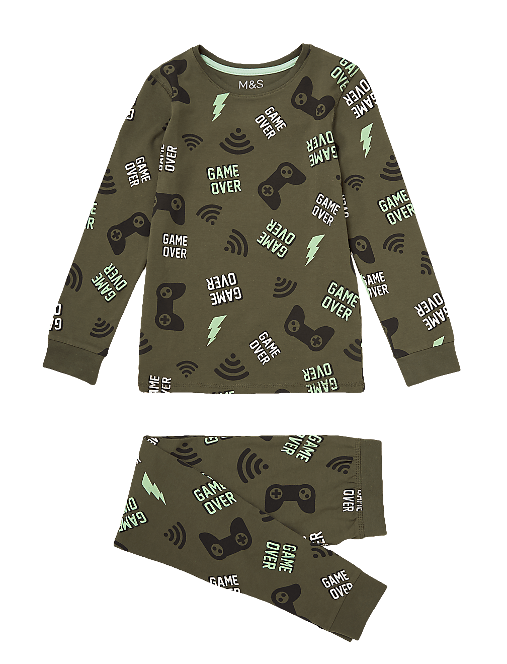 Cotton Gaming Pyjama Set (7-16 Yrs)
