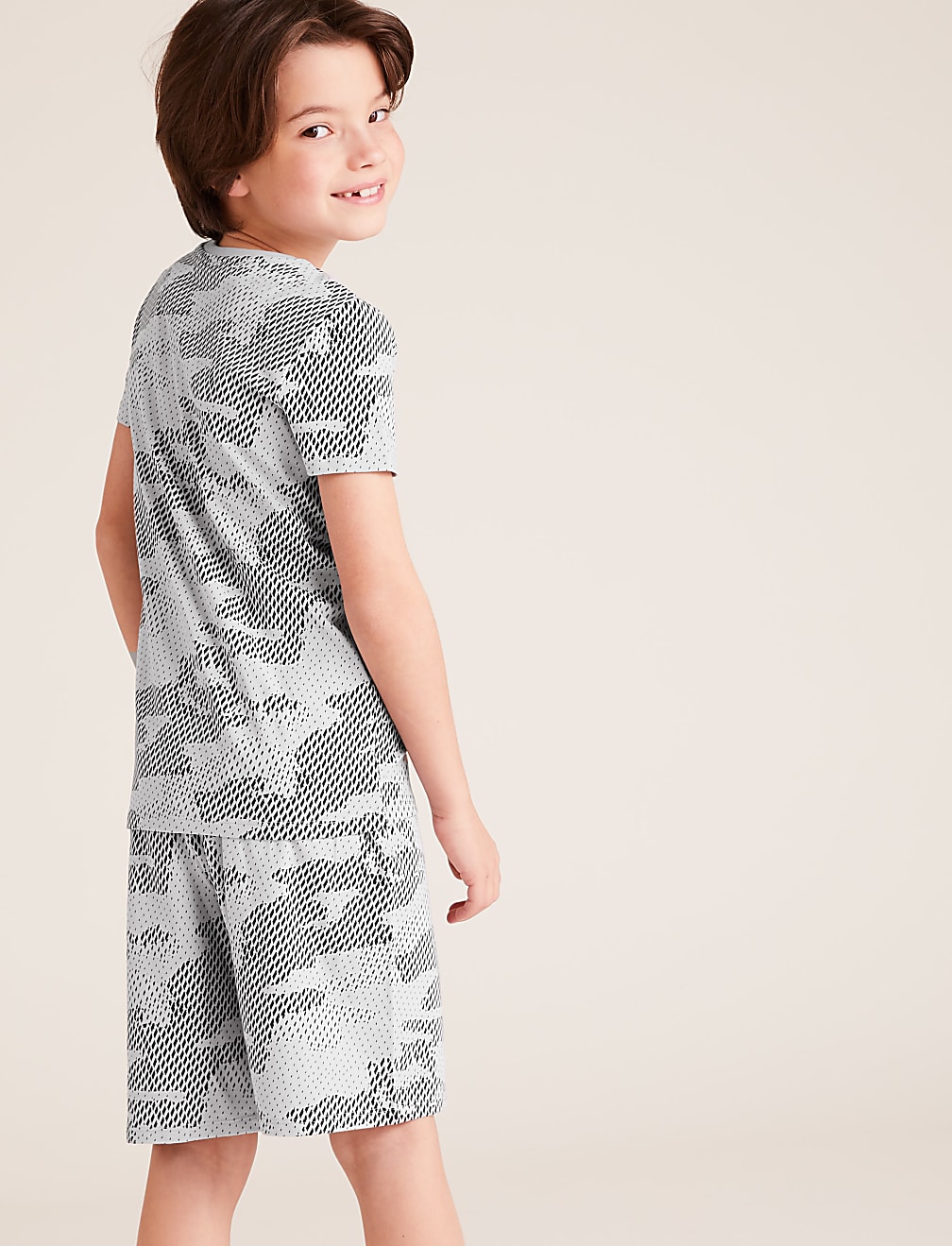 Cotton Camouflage Short Pyjama Set