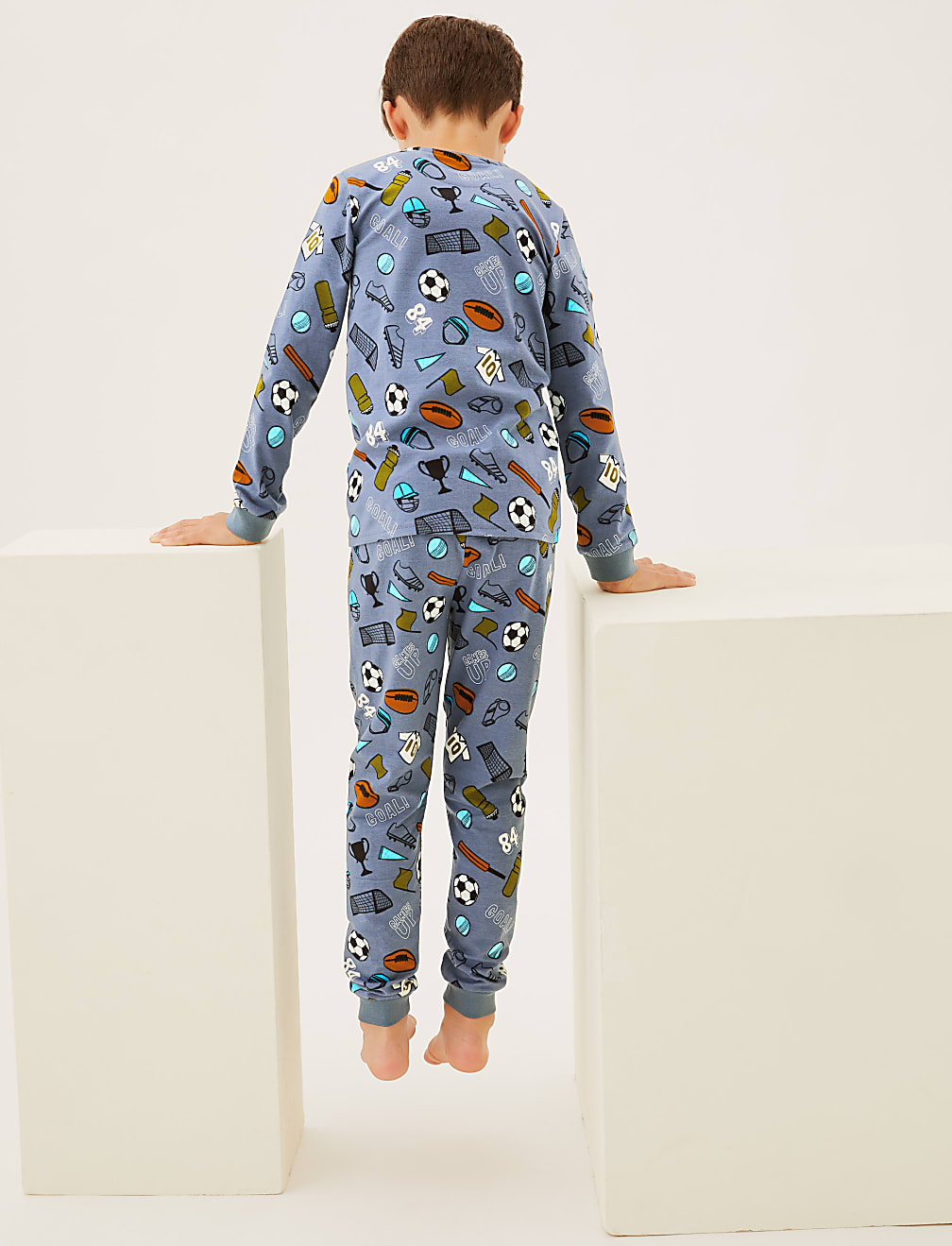 Cotton Rich Football Pyjamas (7-16 Yrs)