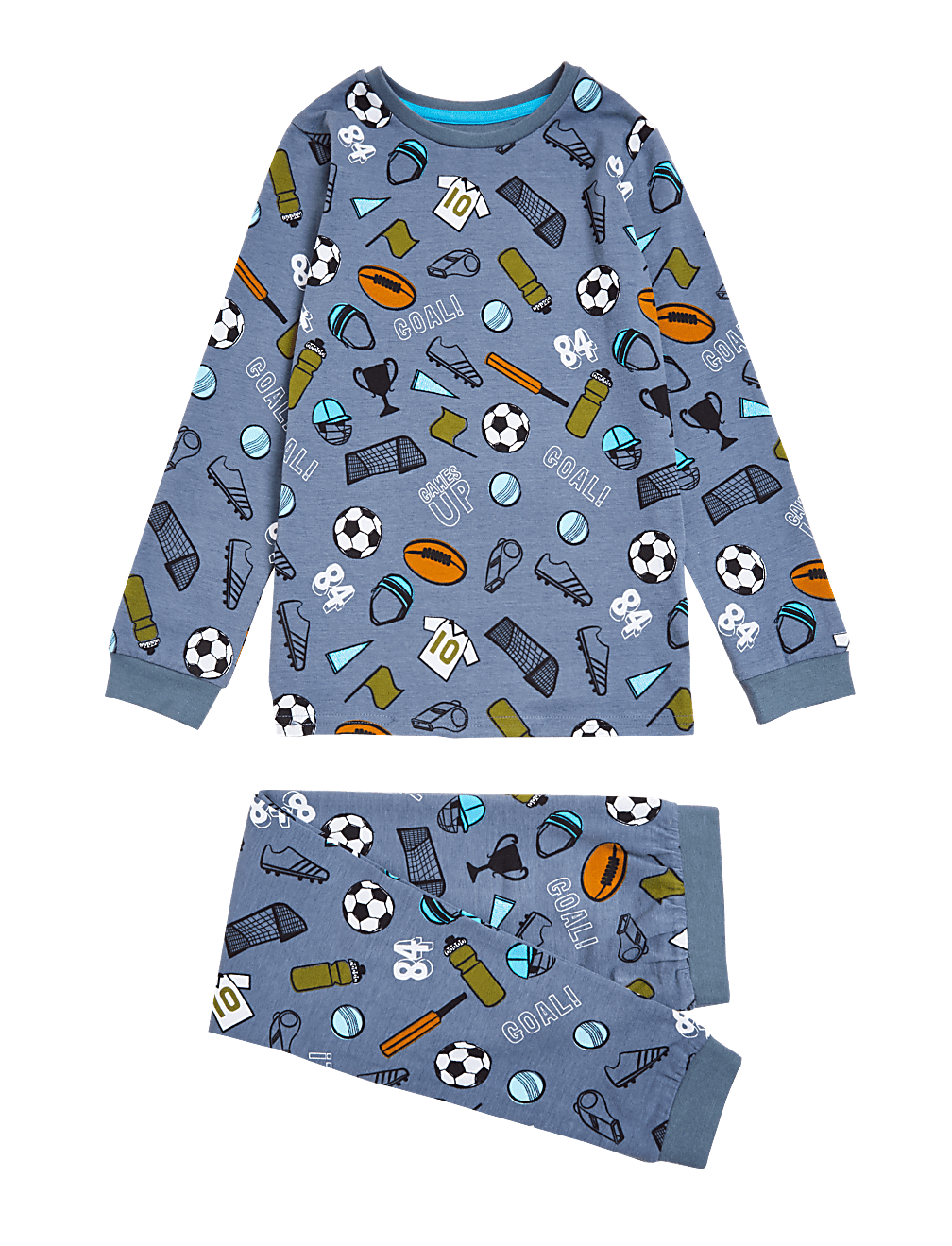 Cotton Rich Football Pyjamas (7-16 Yrs)