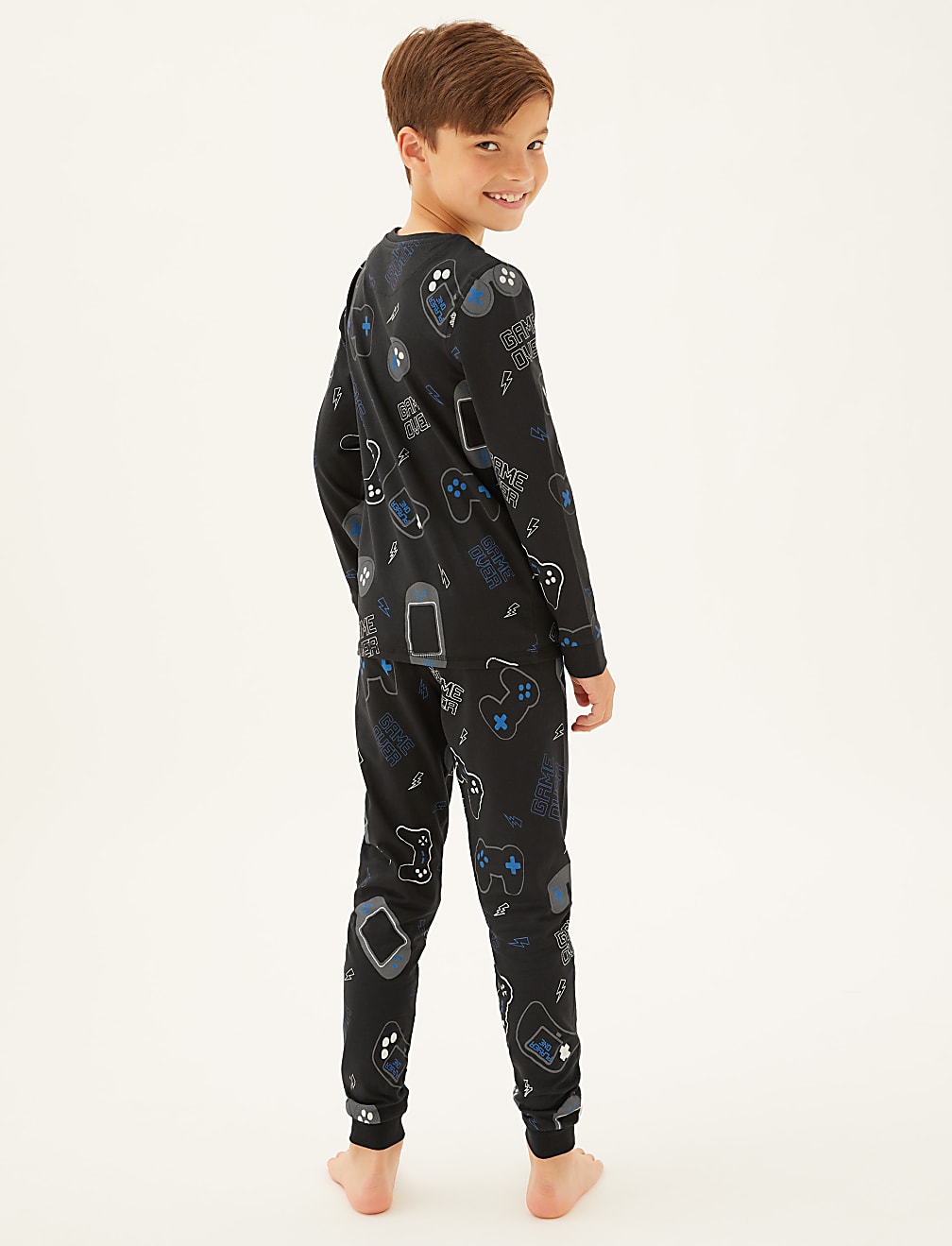 Cotton Rich Gaming Print Pyjamas (7-16 Yrs)