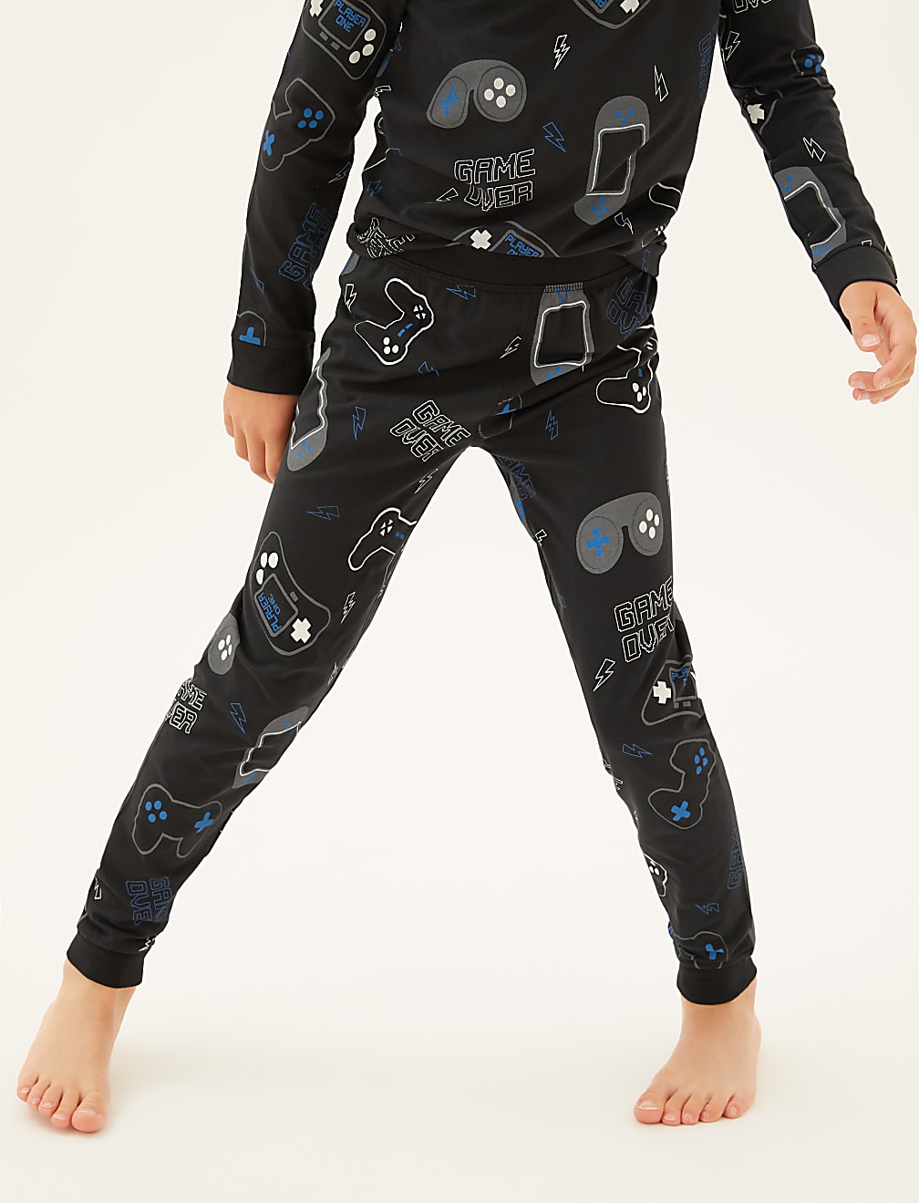 Cotton Rich Gaming Print Pyjamas (7-16 Yrs)