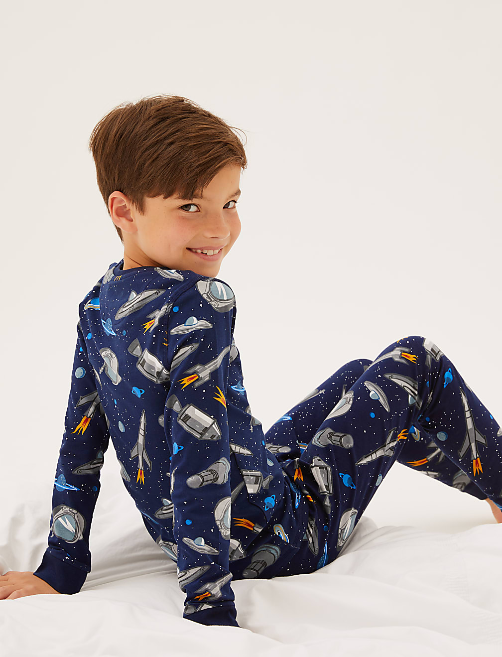 Cotton Rich Space Pyjamas (7-16 Yrs)