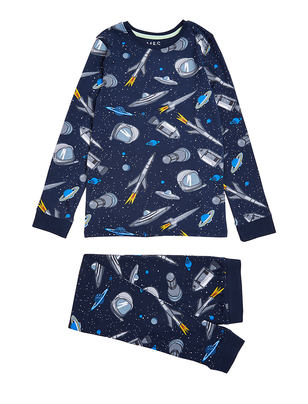 Cotton Rich Space Pyjamas (7-16 Yrs)