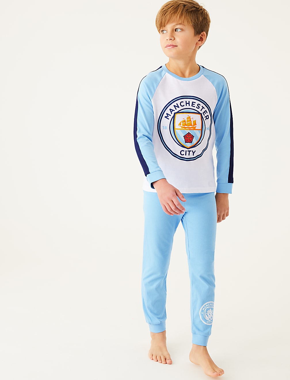 Buy Manchester City FC Pyjamas 6 16 Yrs at Marks Spencer