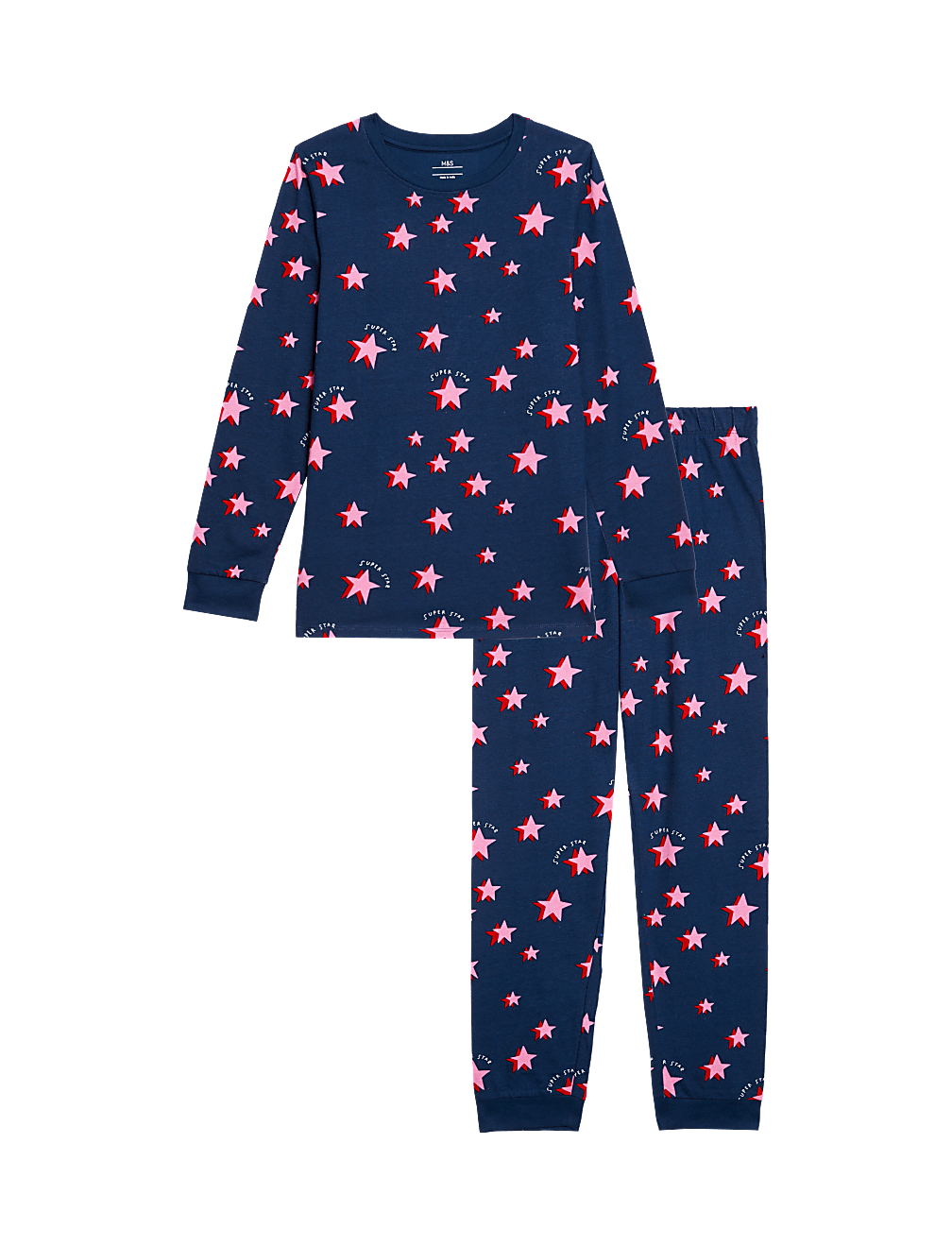 Pure Cotton Star Pyjamas (1-16 Yrs)