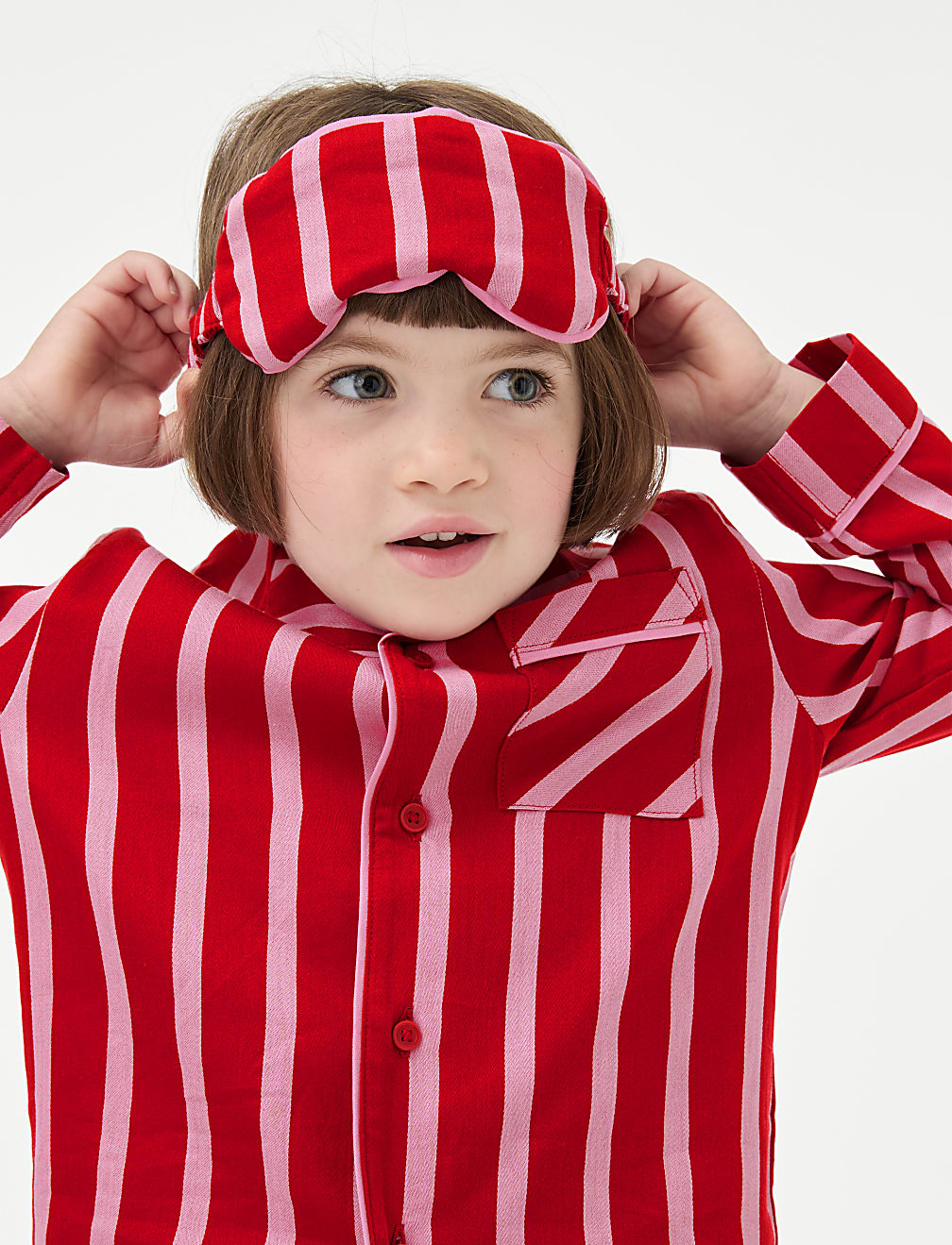 Kids' Candy Striped Family Christmas Pyjama Set (1-16 Yrs)