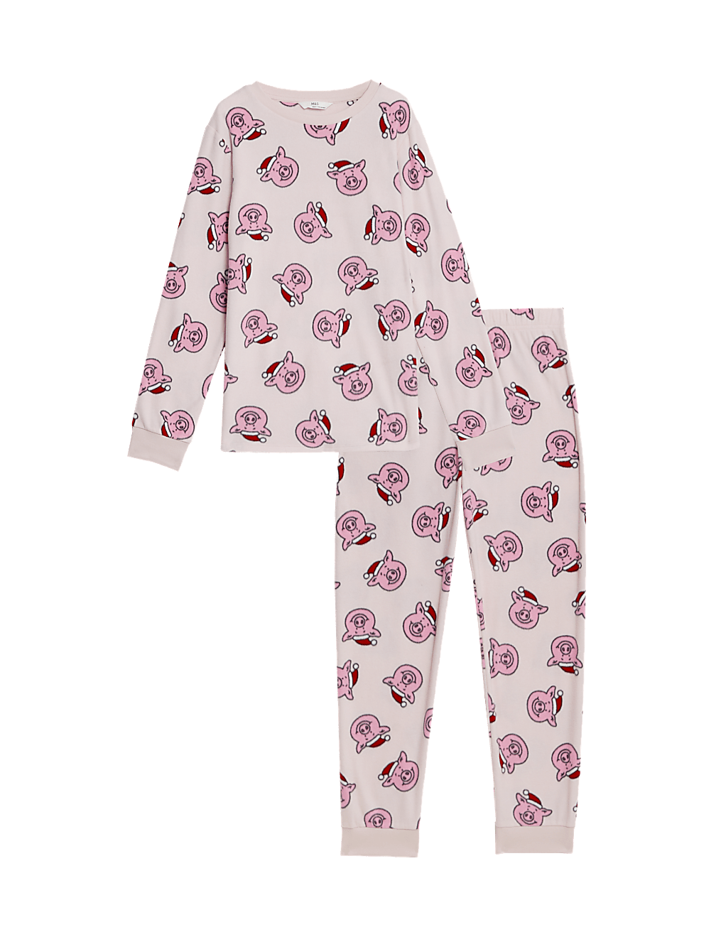 Buy Christmas Fleece Percy Pig Pyjamas 1 16 Yrs at Marks Spencer