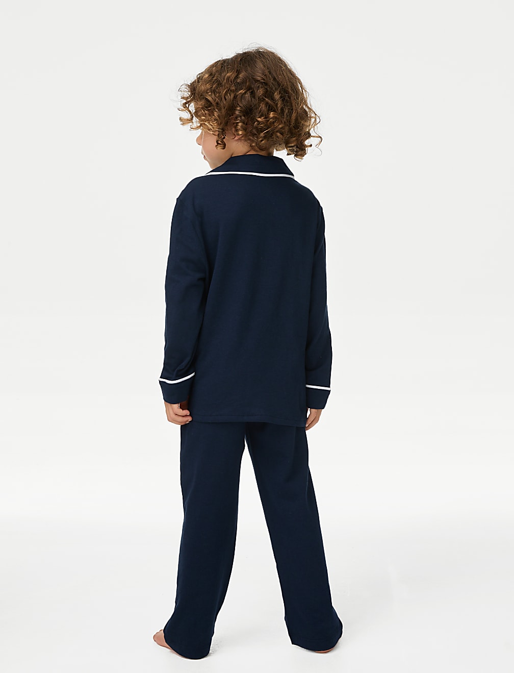 Kids' Piping Family Christmas Pyjamas (1-16 Yrs)