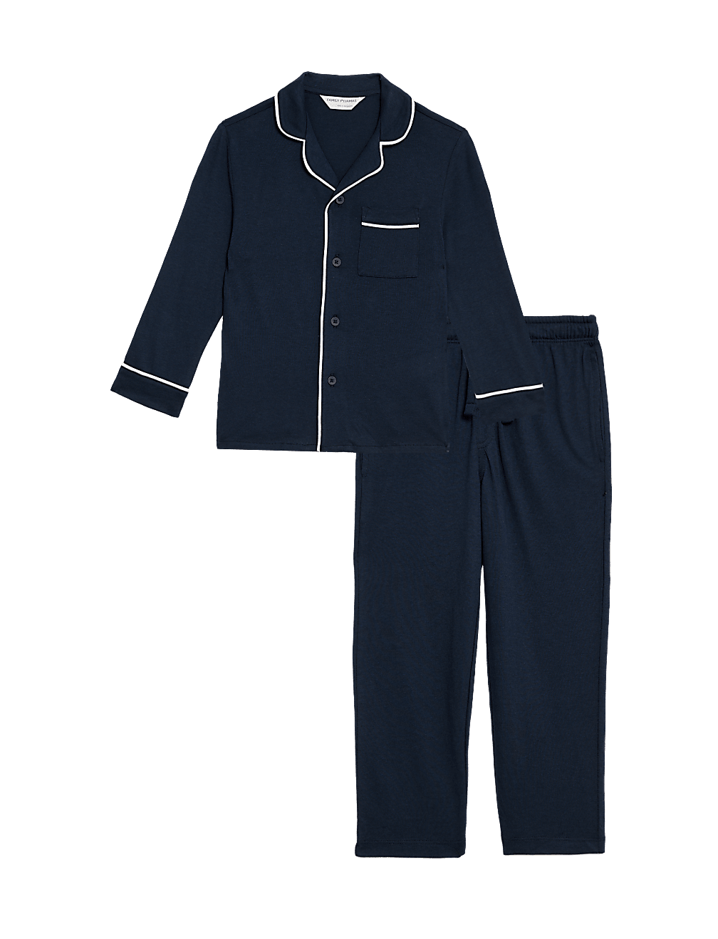 Kids' Piping Family Christmas Pyjamas (1-16 Yrs)