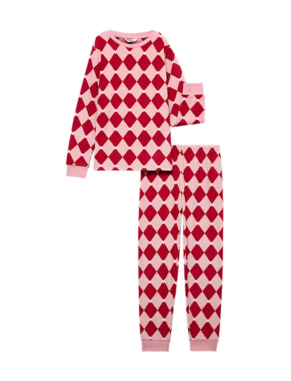 Harlequin Fleece Pyjama Set