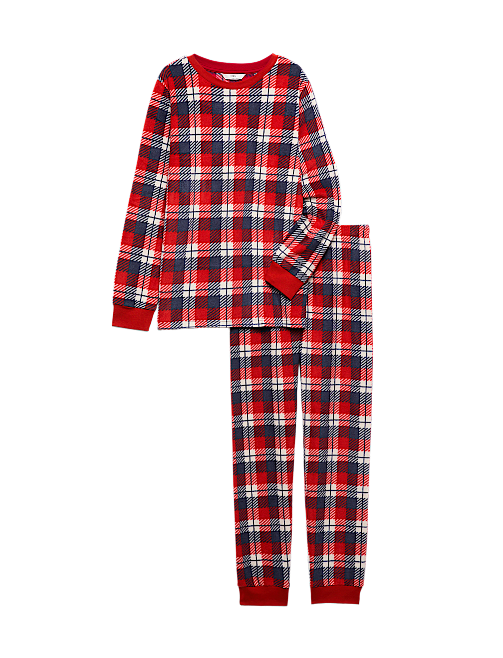 Checked Fleece Pyjama Set