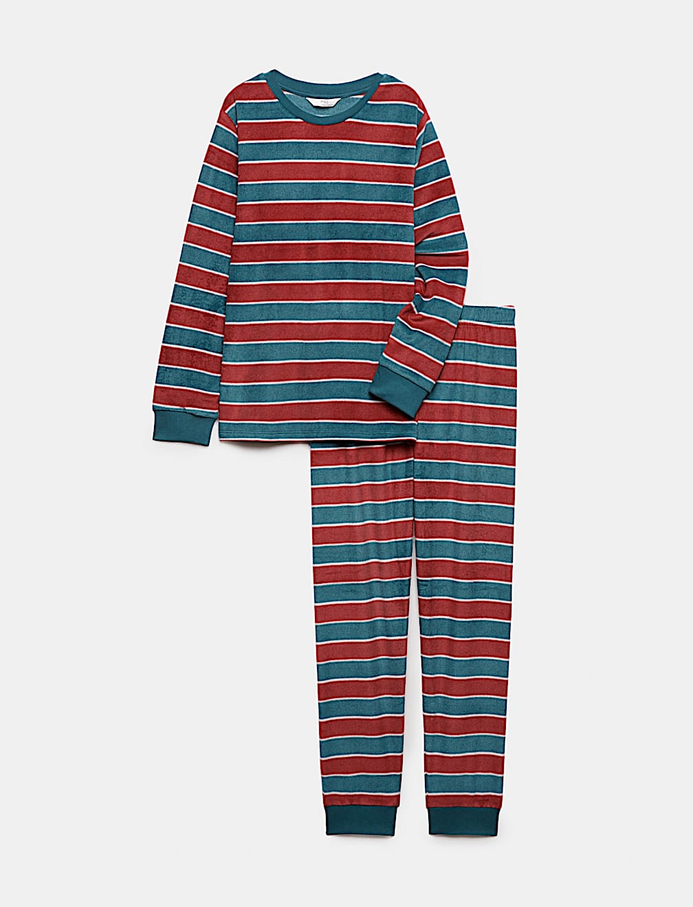 Fleece Striped Pyjama Set (1-16 Yrs)