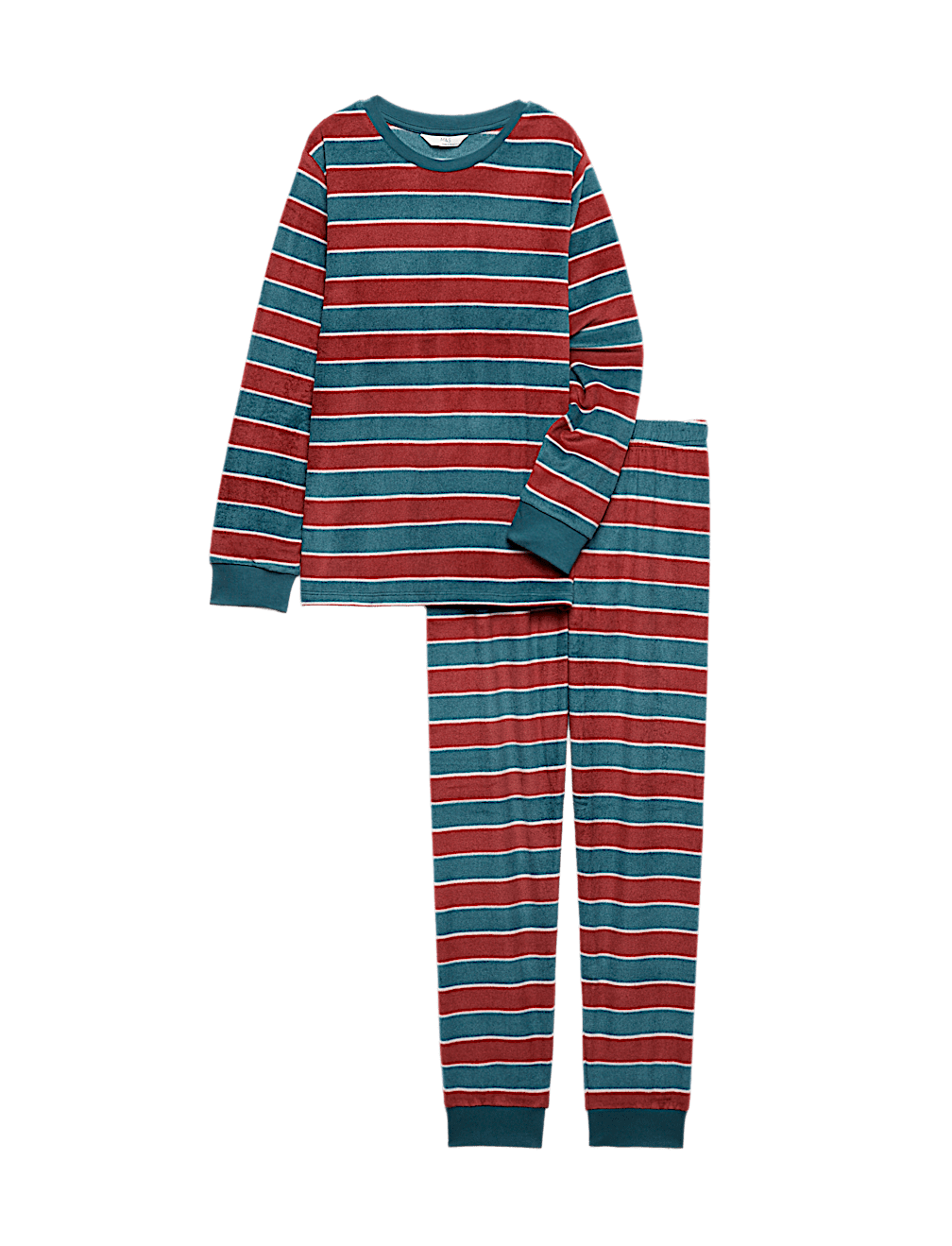 Fleece Striped Pyjama Set (1-16 Yrs)