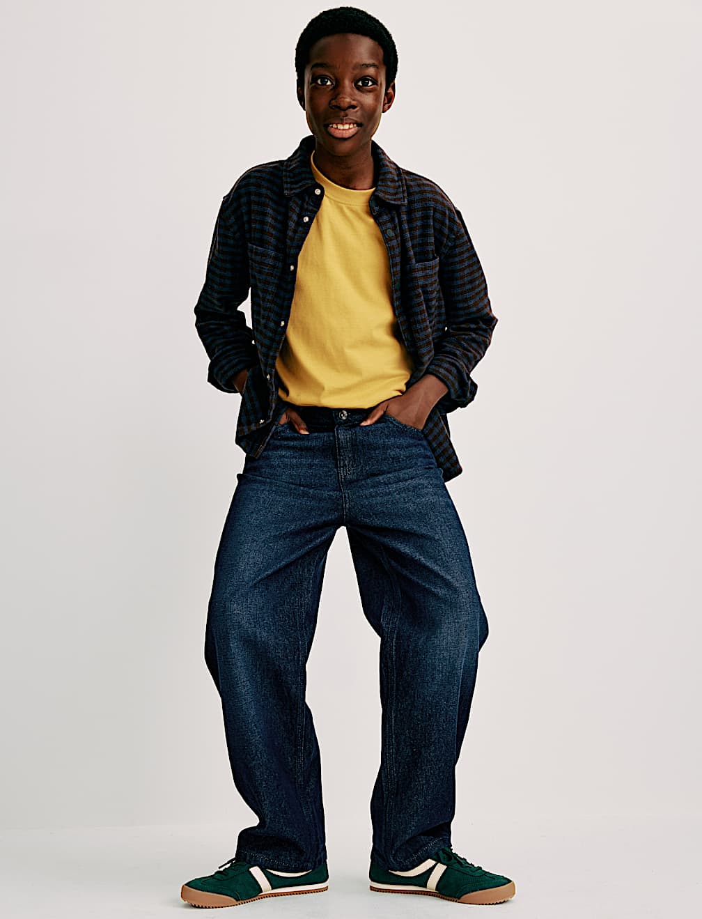Relaxed Pure Cotton Carpenter Jeans (6-16 Yrs)