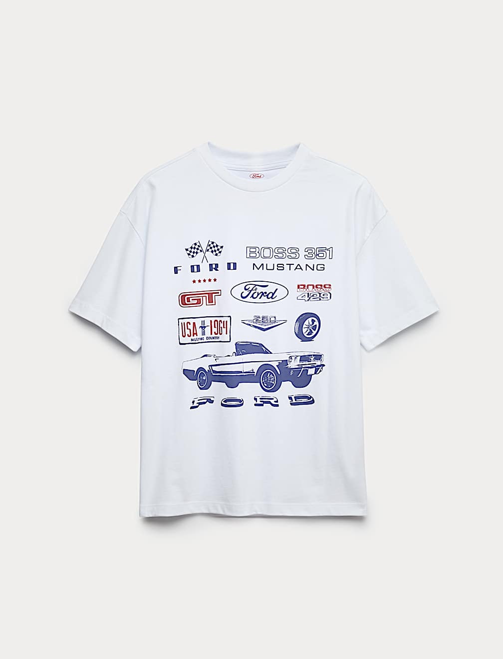 Pure Cotton Ford&trade; Graphic T-Shirt (6-16 Yrs)