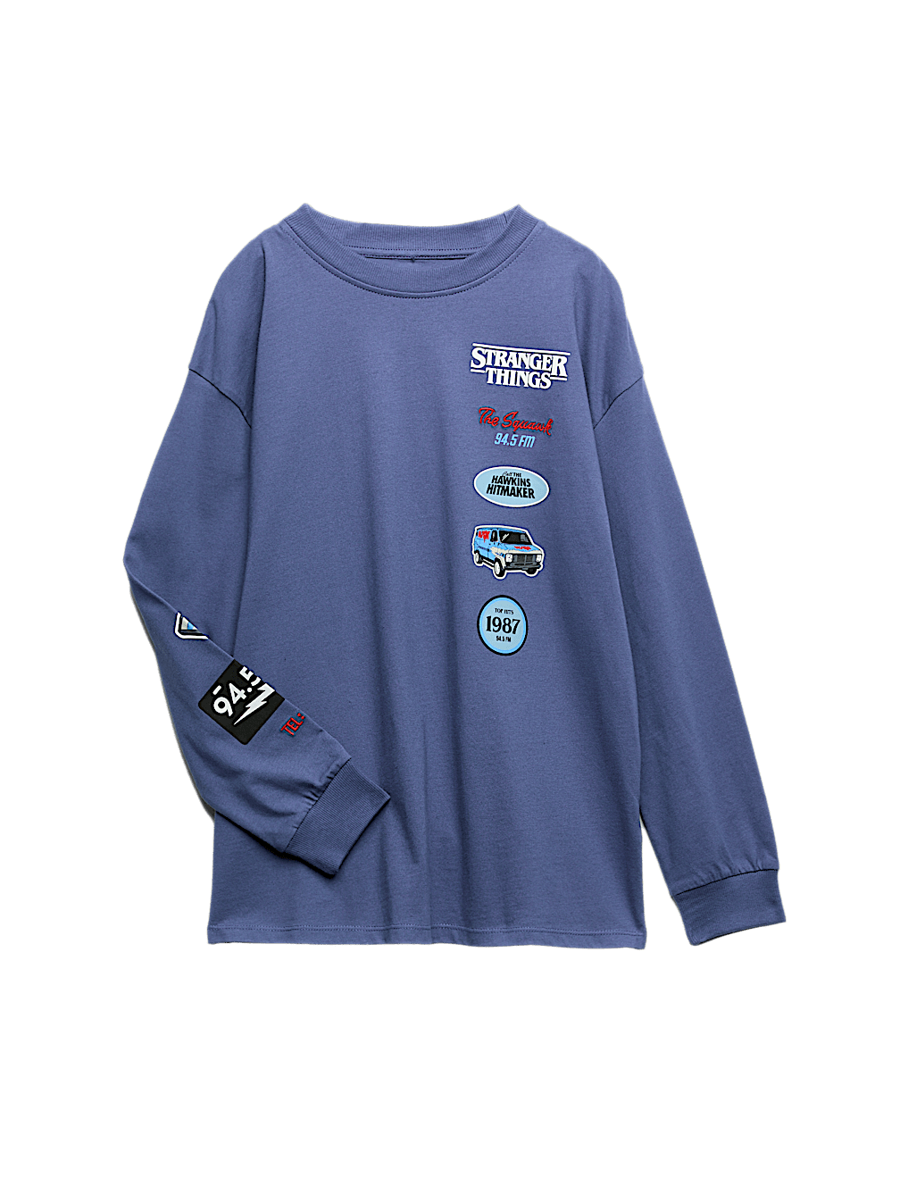 Pure Cotton Stranger Things&trade; Graphic Top (6-16 Yrs)