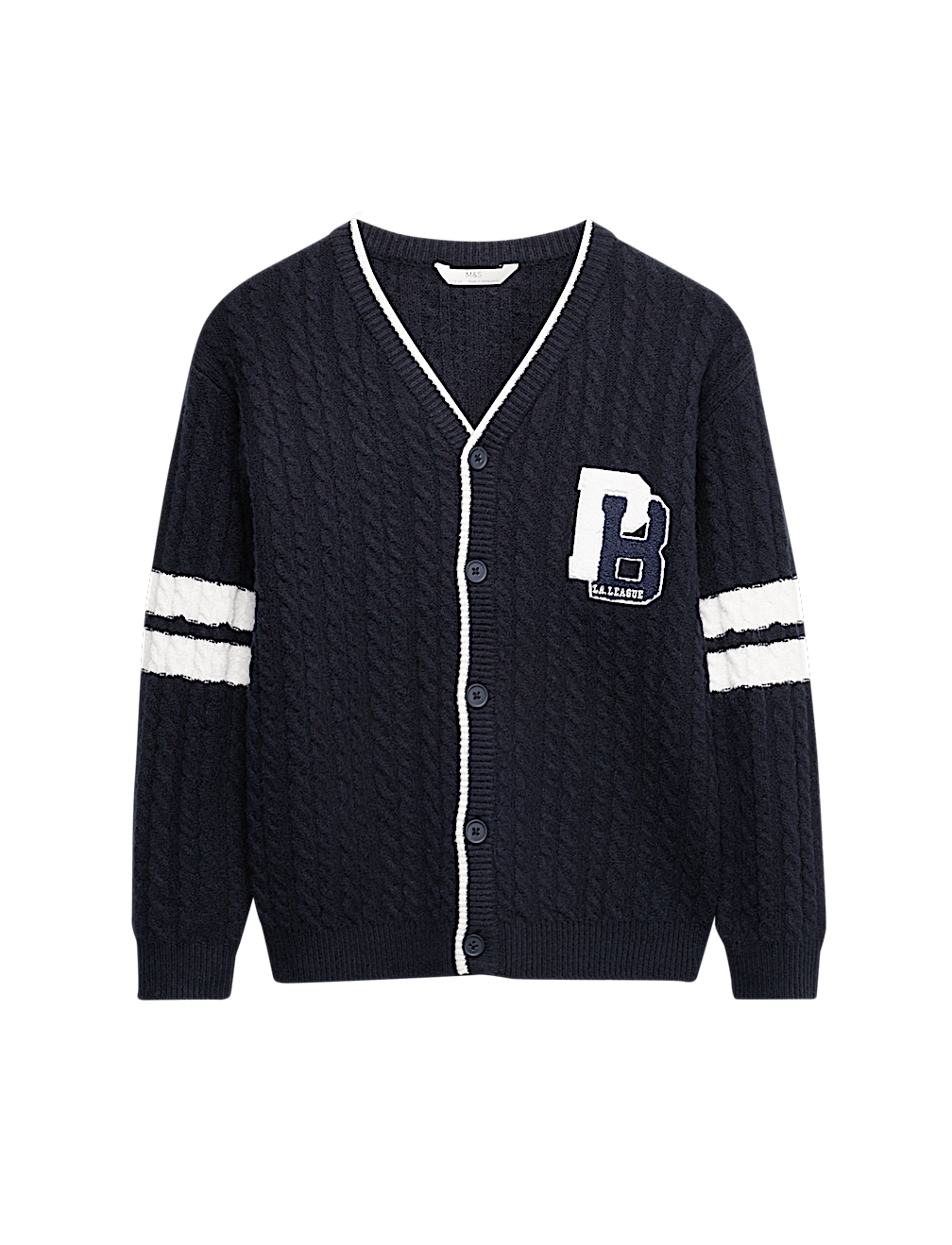 Cotton Blend Knitted Cardigan (6-16 Yrs)