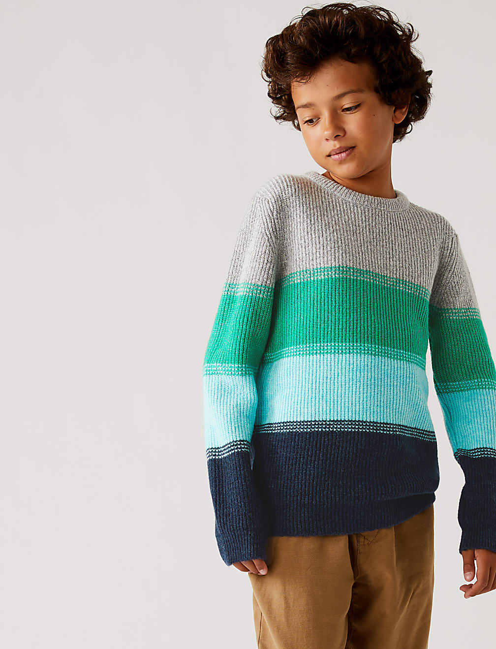 Knitted Striped Jumper