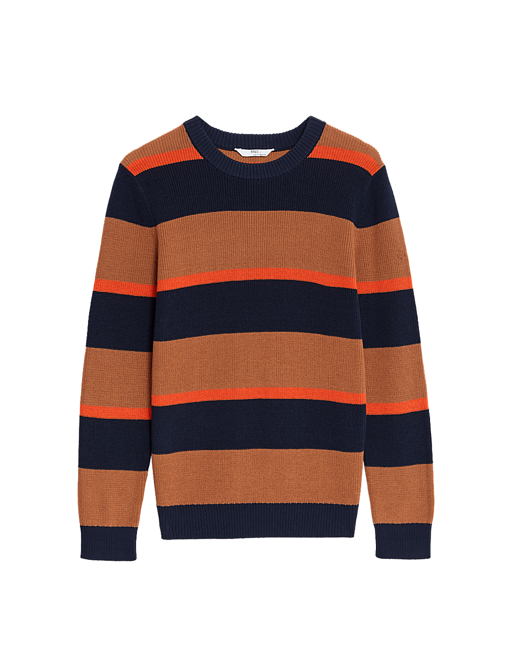 Pure Cotton Striped Knitted Jumper (6-16 Yrs)