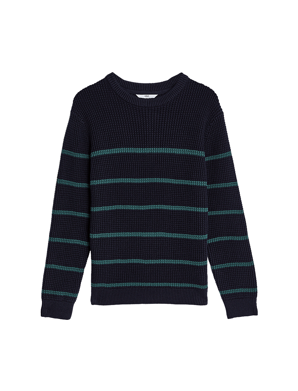 Pure Cotton Striped Knitted Jumper (6-16 Yrs)