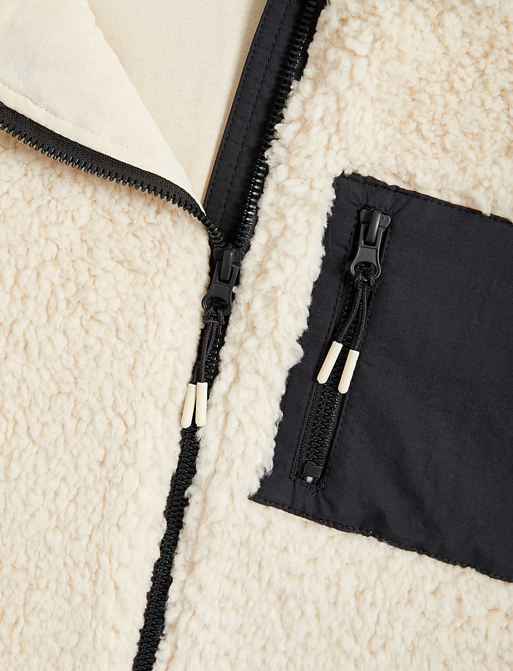 Borg Hooded Zip Jacket (6-16 Yrs)