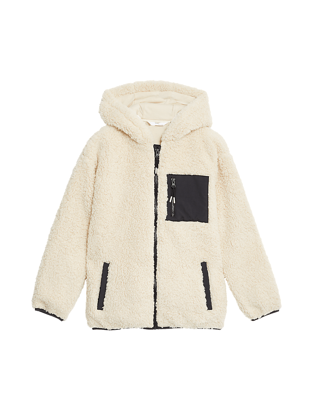 Borg Hooded Zip Jacket (6-16 Yrs)