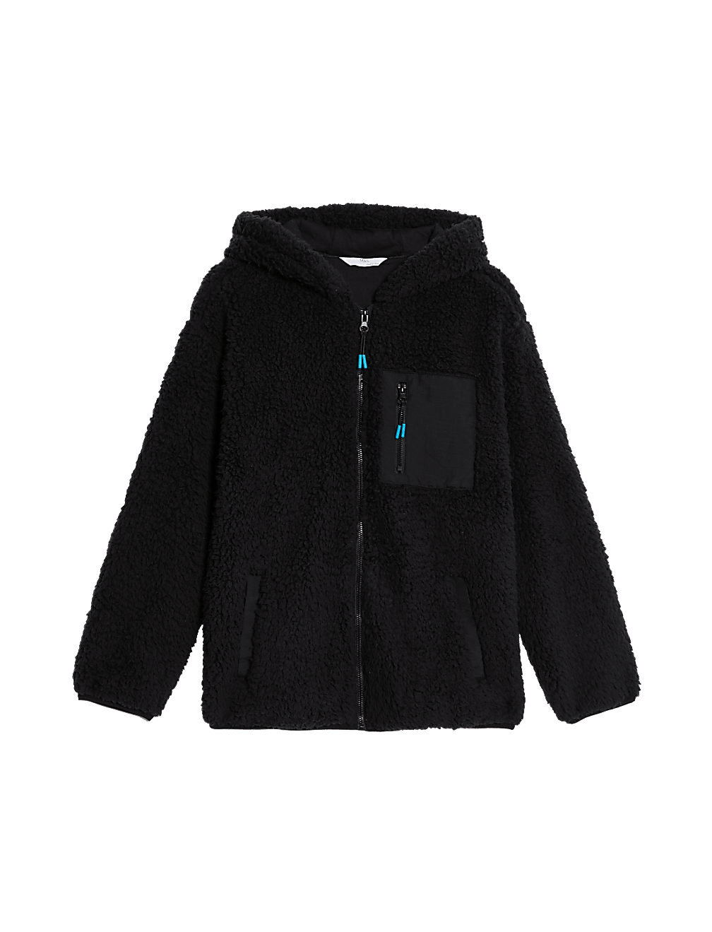 Borg Hooded Zip Jacket (6-16 Yrs)