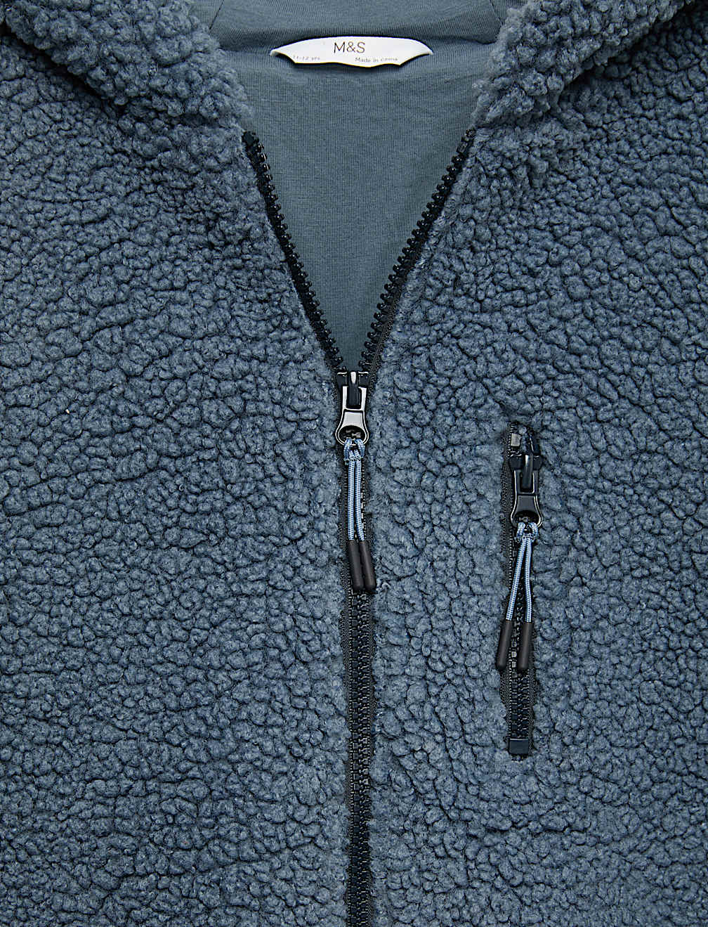 Borg Zip Hoodie (6-16 Yrs)