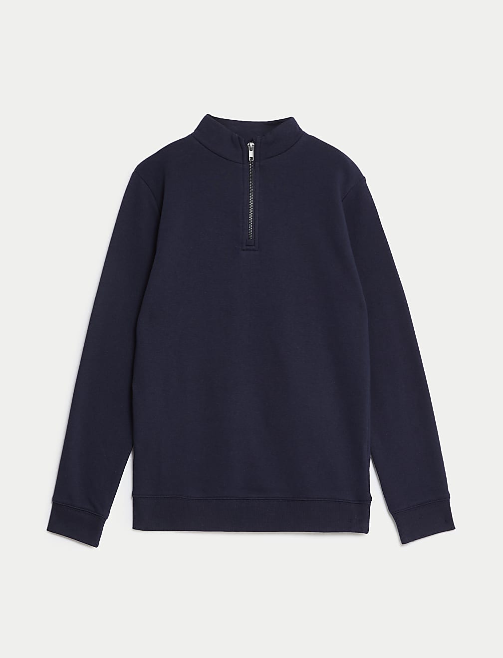 Cotton Rich Half Zip Sweatshirt (6-16 Yrs)