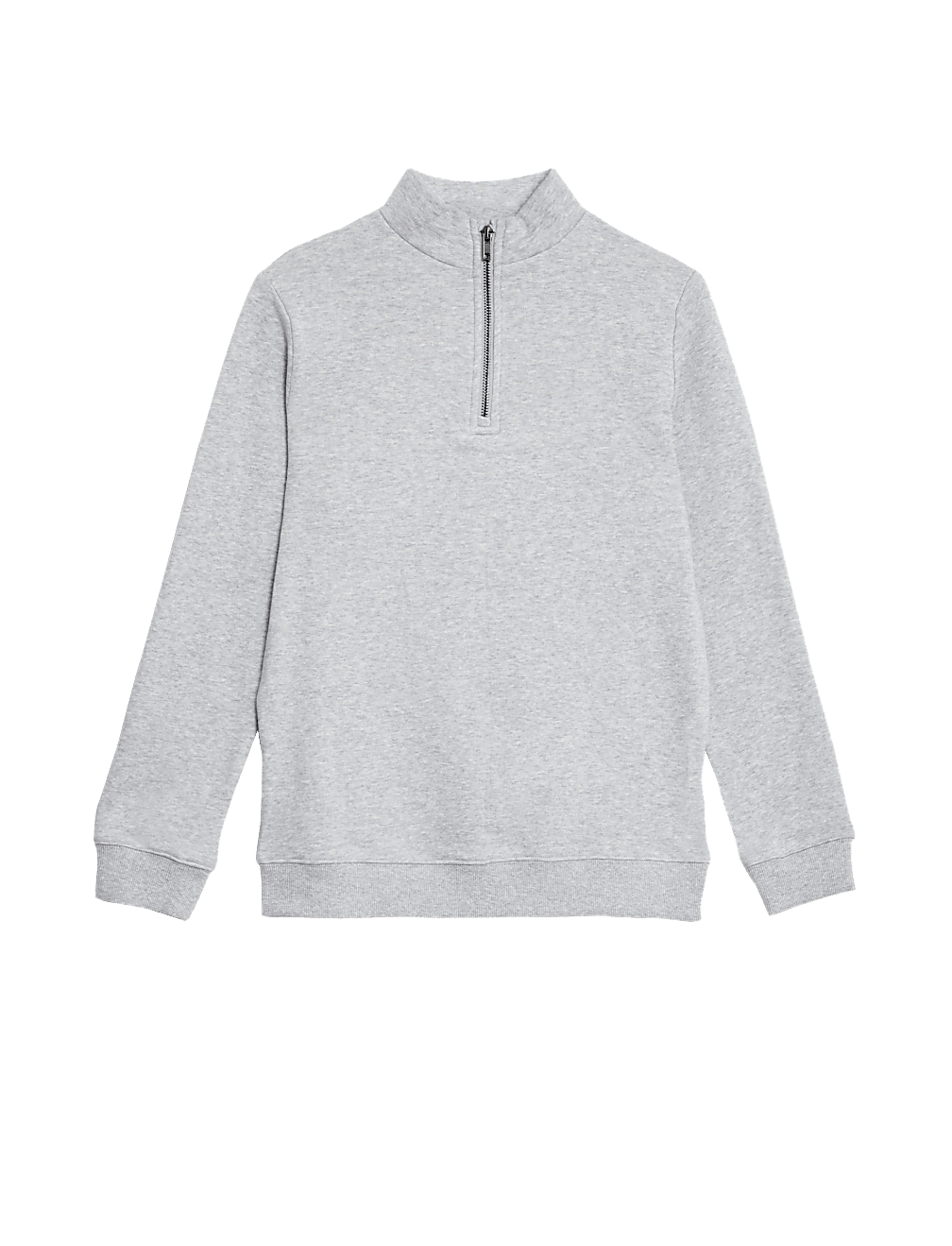 Cotton Rich Half Zip Sweatshirt (6-16 Yrs)