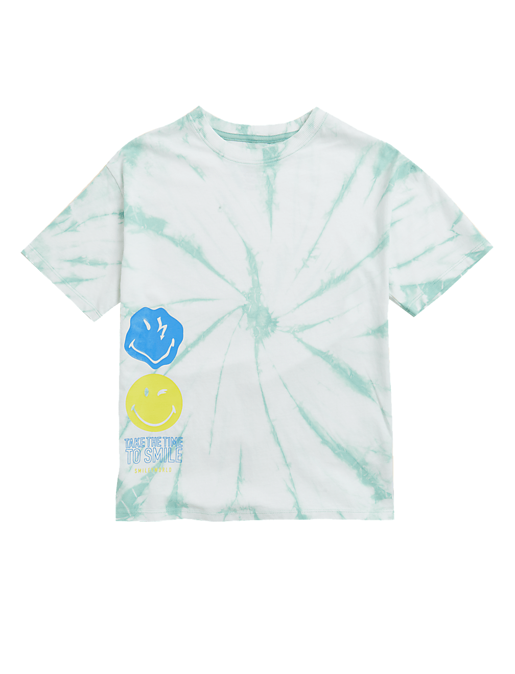 SmileyWorld® Pure Cotton Tie Dye  T-Shirt (6-16 Yrs)