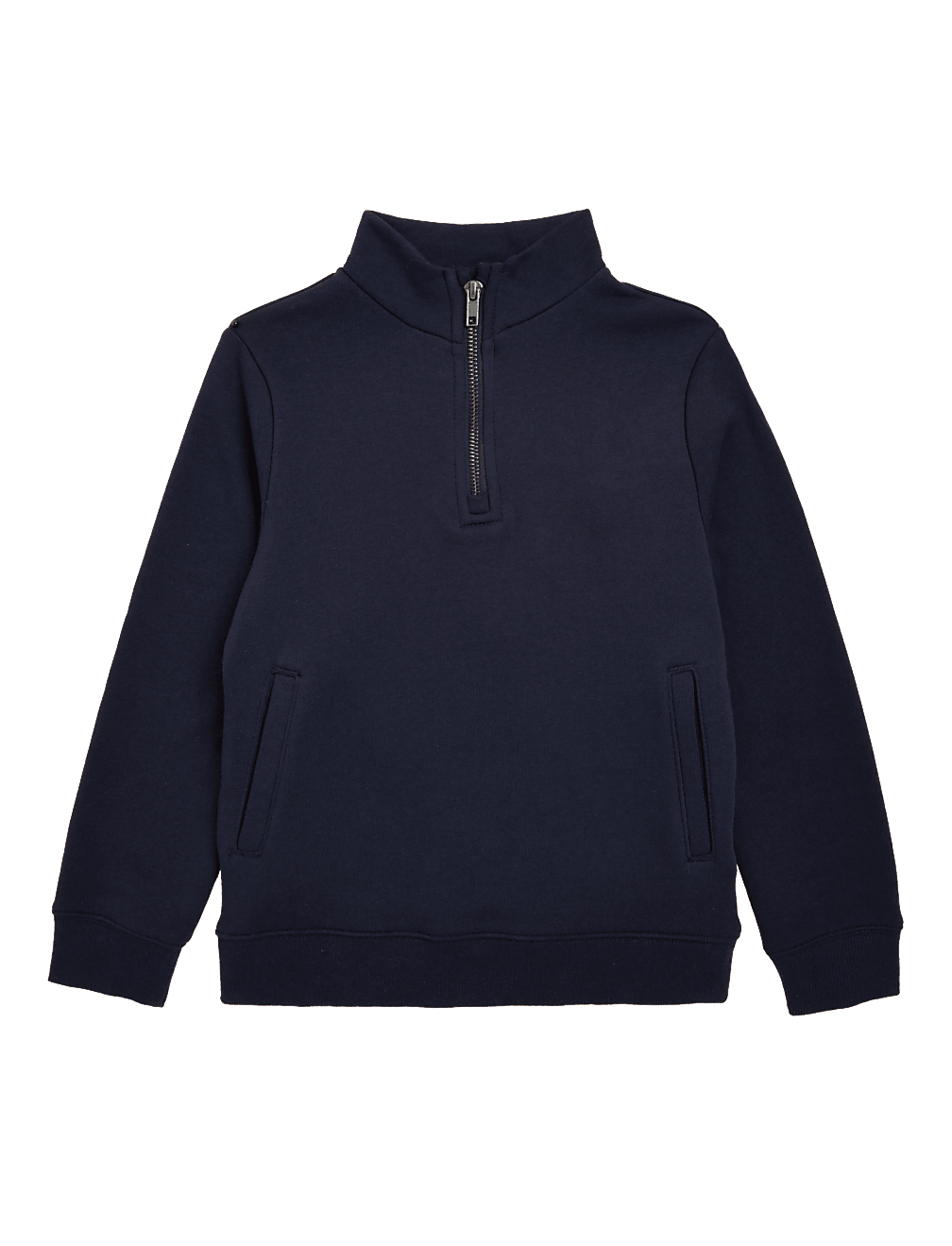 Cotton Rich Zip Sweatshirt