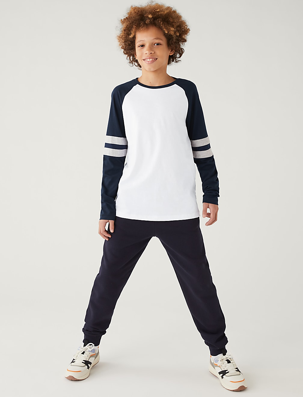 Pure Cotton Striped Top (6-16 Yrs)
