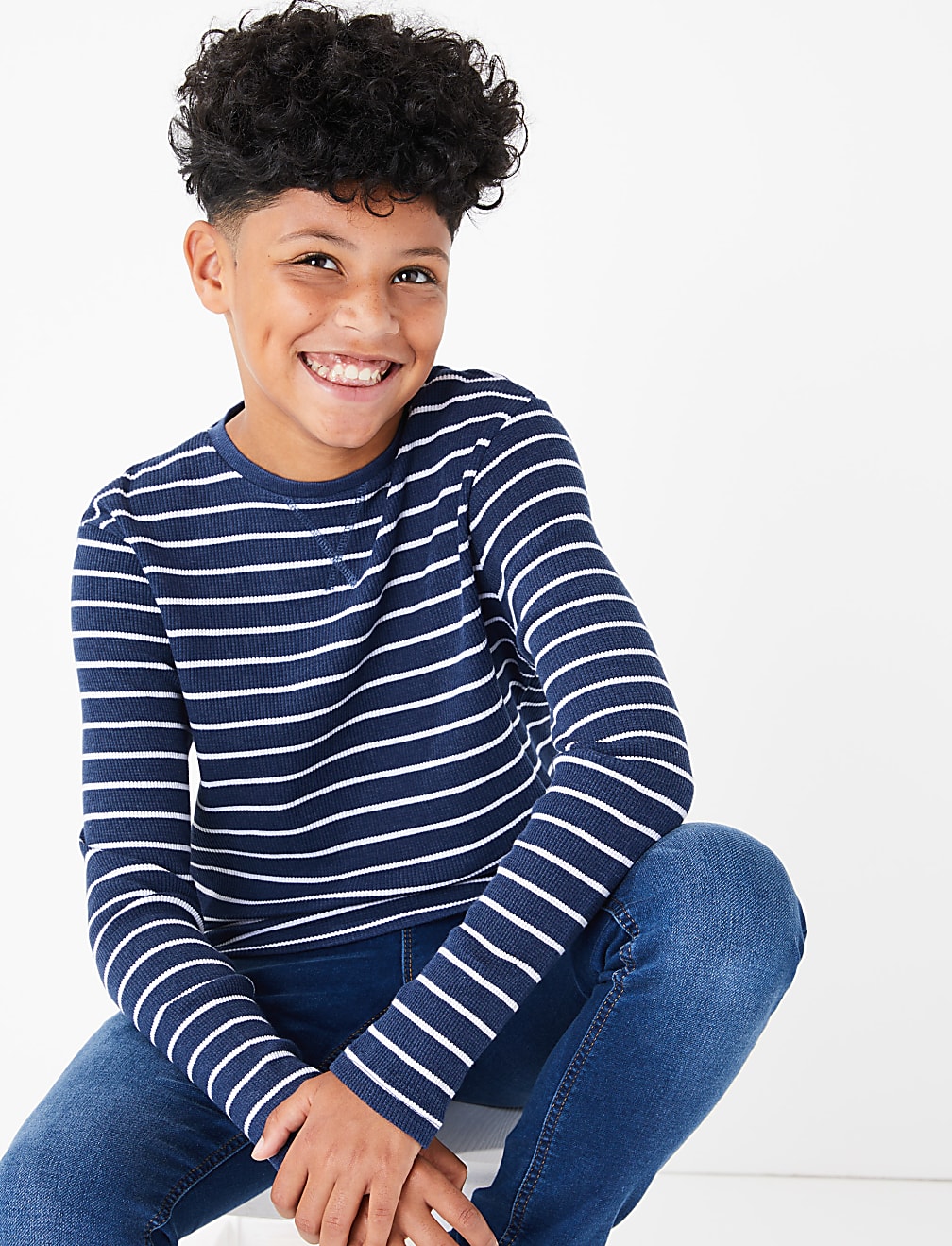 Cotton Ribbed Top (3-16 Years)