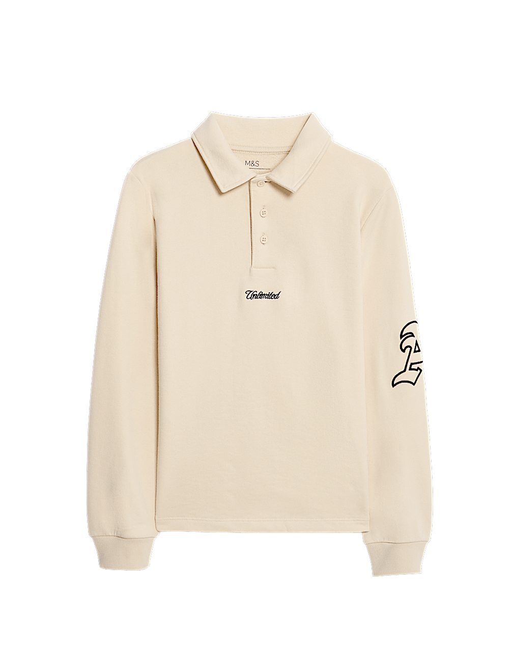 Cotton Rich Rugby Top (6-16 Yrs)