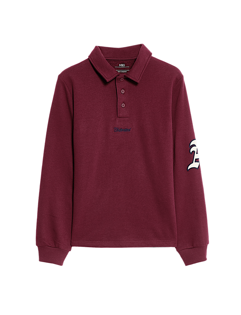 Cotton Rich Rugby Top (6-16 Yrs)